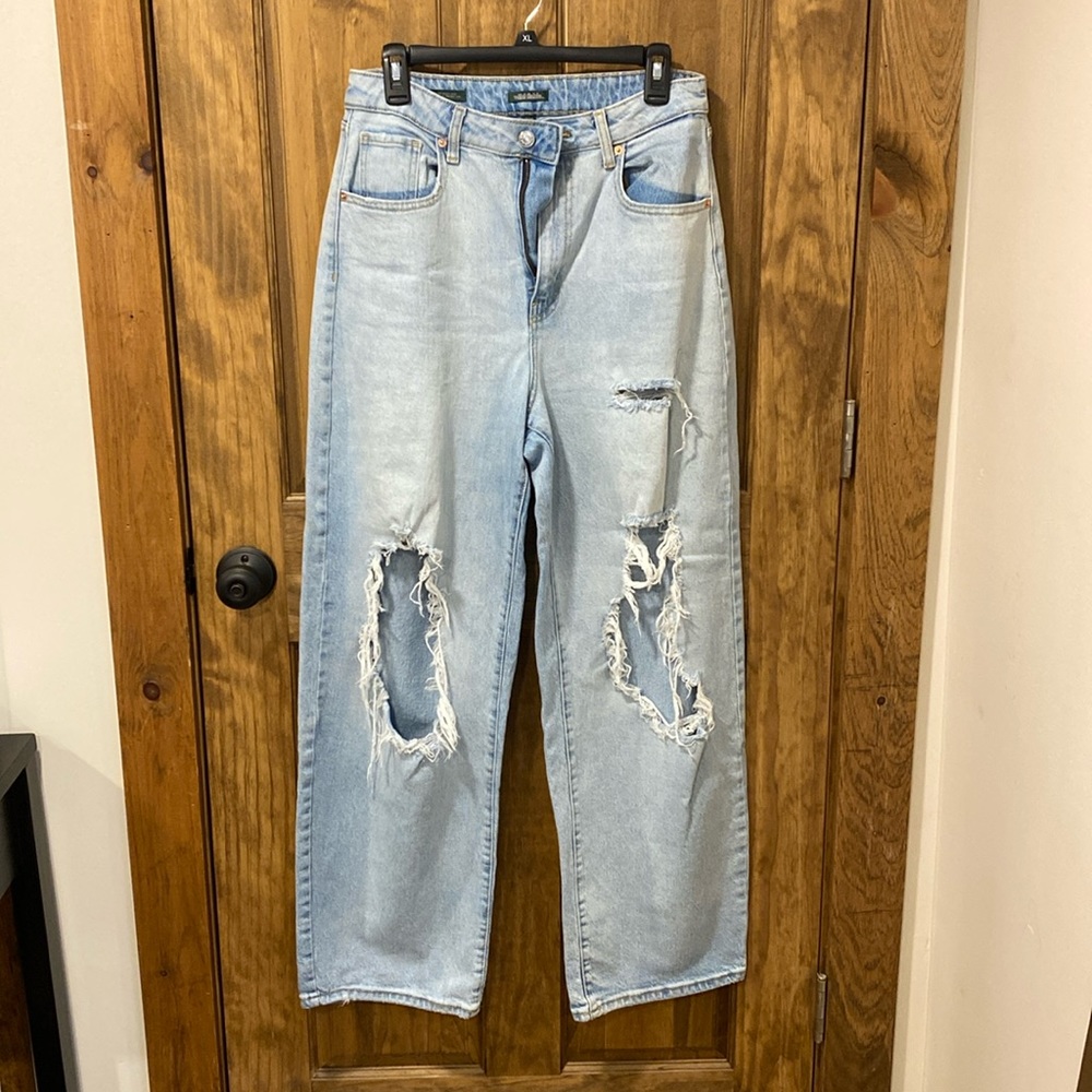 Wild Fable Light Wash, Wide Leg Baggy Jeans